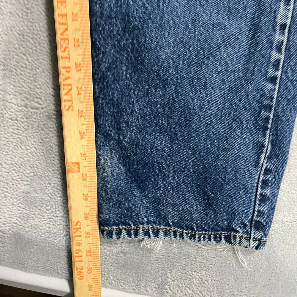 VTG 90s Levi's‎ 550 Jeans Mens 38x32 Relaxed Fit Black Denim Western Retro Faded